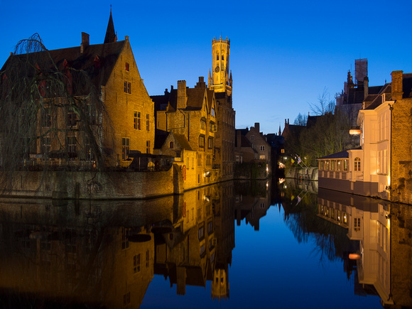 View from the Rozenhoedkaai, Bruges
