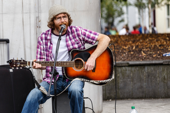 Street Musician, Co. Galway