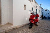 Red Scooter, Alberobello
