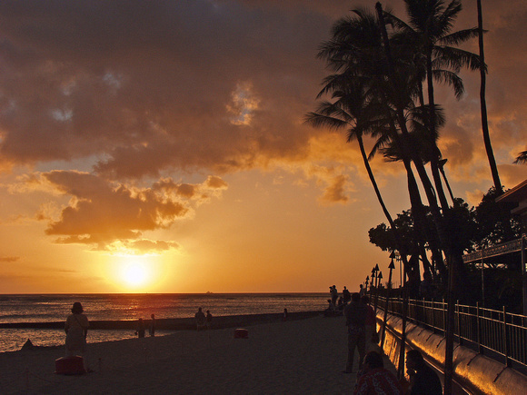 Waikiki Beach Sunset, Oahu