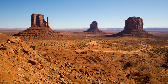 The Mittens & Merrick Butte, Monument Valley